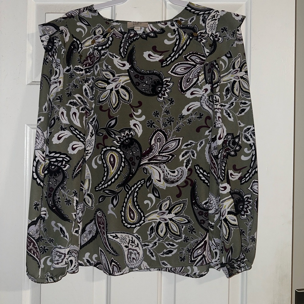 Paisley Print Blouse